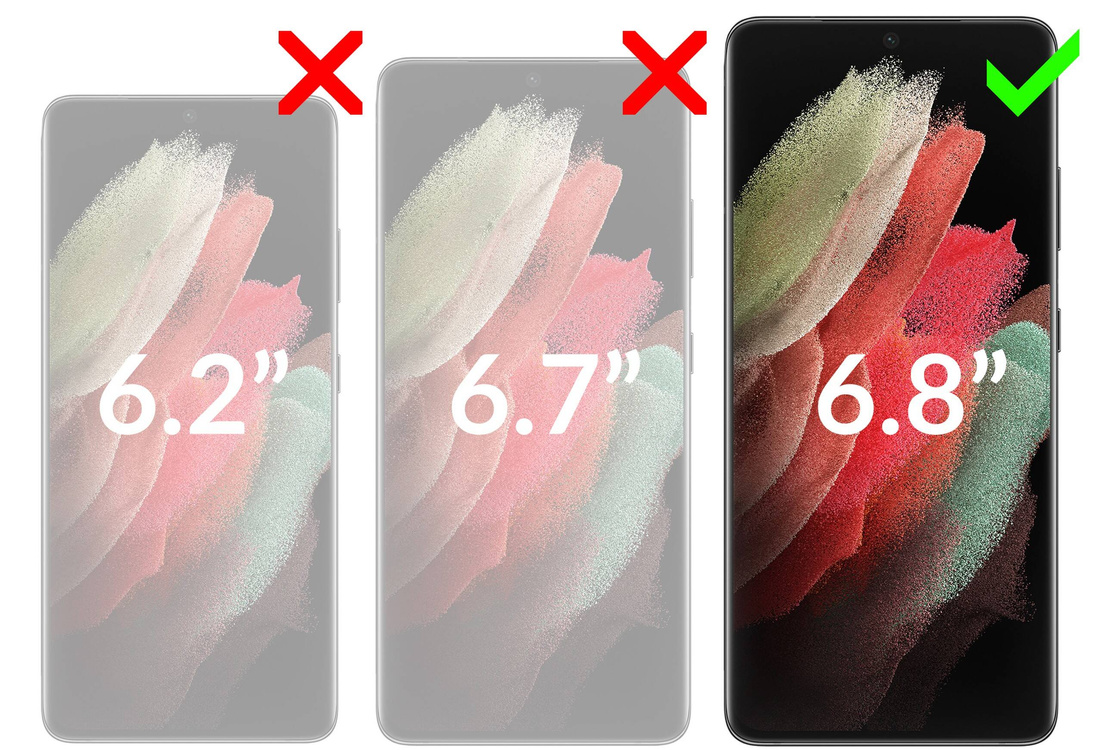 2 szt. | moVear GLASS mSHIELD 3D do Samsung Galaxy S21 Ultra (6.8") (na cały ekran)