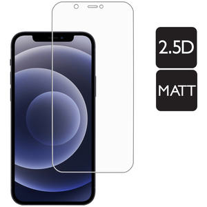 moVear GLASS mSHIELD 2.5D MATT do Apple iPhone 12 Pro / 12 (6.1") (Antyrefleksyjne, kompatybilne z etui)