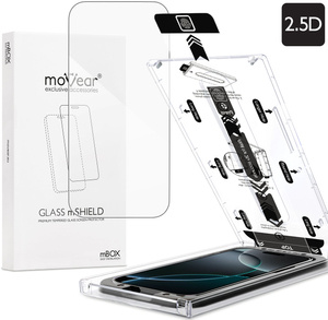 moVear mBOX GLASS mSHIELD 2.5D do Apple iPhone 16 Pro Max (6.9") (łatwy montaż)