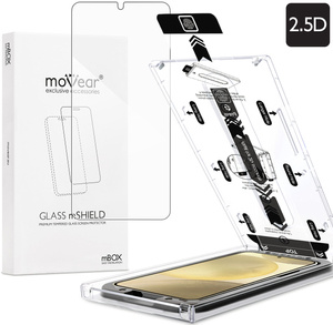 moVear mBOX GLASS mSHIELD 2.5D do Samsung Galaxy S24+ (Plus) (6.7") (łatwy montaż)