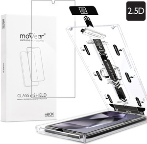 moVear mBOX GLASS mSHIELD 2.5D do Samsung Galaxy S24 Ultra (6.8") (łatwy montaż)