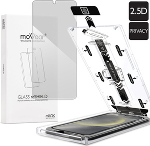 moVear mBOX GLASS mSHIELD 2.5D privacy do Samsung Galaxy S24 (6.2") (Anty spy, z Aplikatorem)