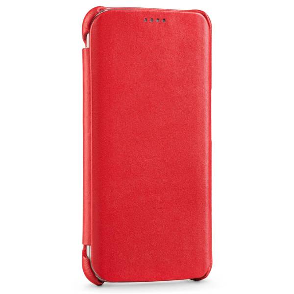 
                    moVear flipSide S Skórzane Etui do Samsung Galaxy S6 edge | Skóra Gładka | Czerwony