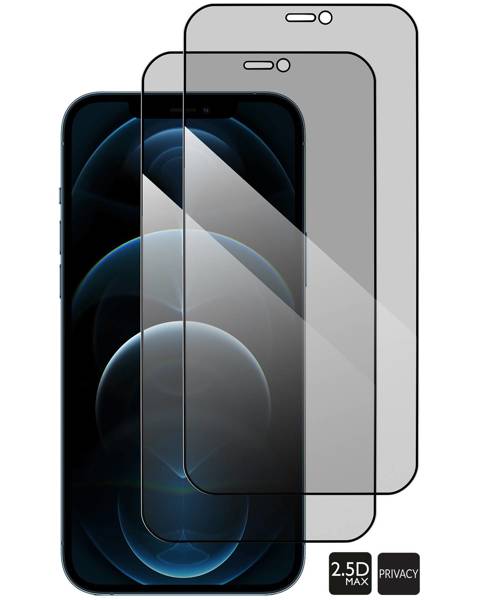 2 szt. | moVear GLASS mSHIELD 2.5D MAX privacy do Apple iPhone 12 Pro Max (6.7") (Prywatyzujące, kompatybilne z etui)