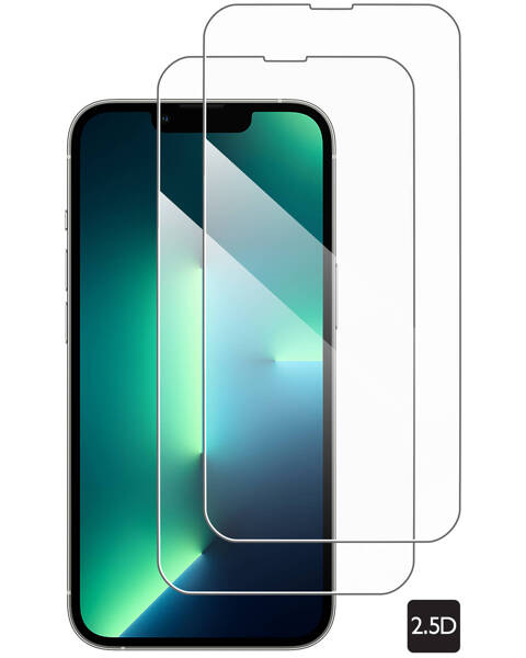 2 szt. | moVear GLASS mSHIELD 2.5D do Apple iPhone 14 / 13 / 13 Pro (6.1") (kompatybilne z etui)