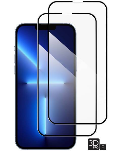 2 szt. | moVear GLASS mSHIELD 3D PRO-E do Apple iPhone 13 Pro Max (6.7") (kompatybilne z etui)