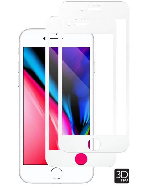 2 szt. | moVear GLASS mSHIELD 3D PRO do Apple iPhone 8 Plus / 7 Plus (5.5") (na cały ekran)