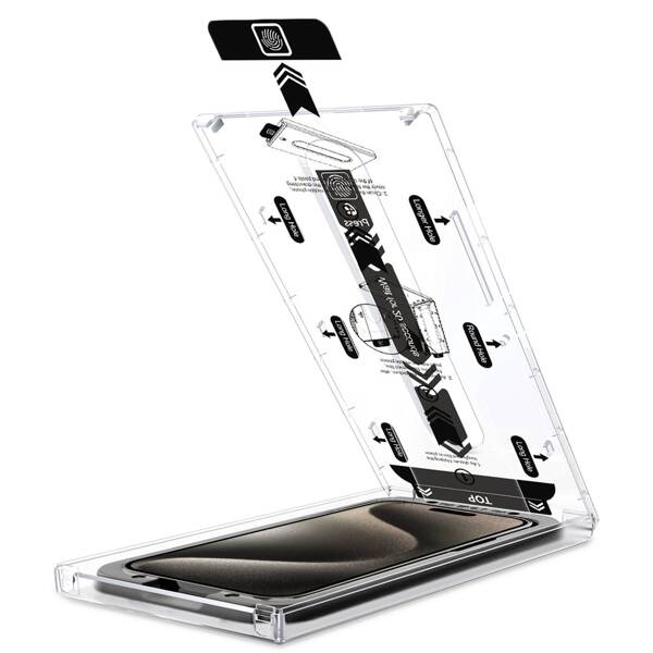 2 szt. | moVear mBOX GLASS mSHIELD 2.5D MAX MATT do Apple iPhone 15 Pro (6.1") (Antyrefleksyjne, kompatybilne z etui, z Aplikatorem)