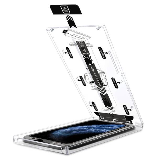 2 szt. | moVear mBOX GLASS mSHIELD 2.5D MAX do Apple iPhone 11 Pro / Xs / X (5.8") (łatwy montaż)