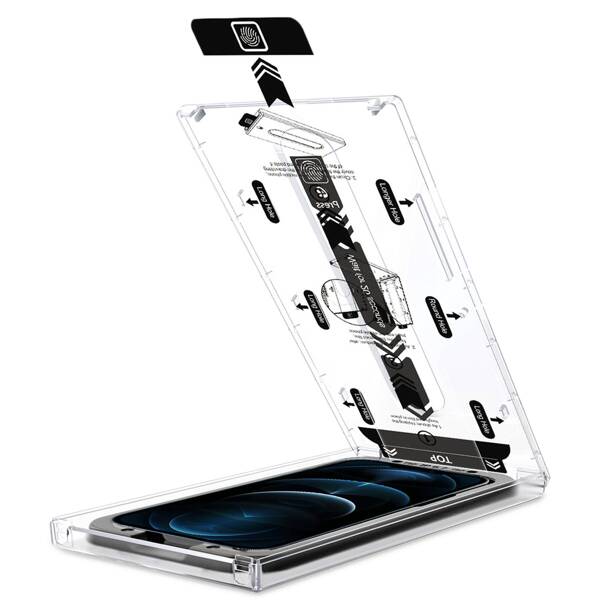 2 szt. | moVear mBOX GLASS mSHIELD 2.5D MAX privacy do Apple iPhone 12 Pro Max (6.7") (Anty spy, z Aplikatorem)