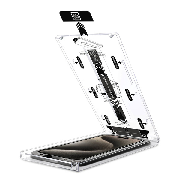 2 szt. | moVear mBOX GLASS mSHIELD 2.5D do Apple iPhone 16 / 15 / 15 Pro (6.1") (łatwy montaż)