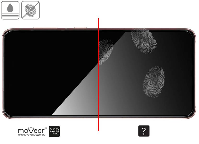 moVear GLASS mSHIELD 2.5D MAX do Samsung Galaxy S21 (6.2") (kompatybilne z etui)