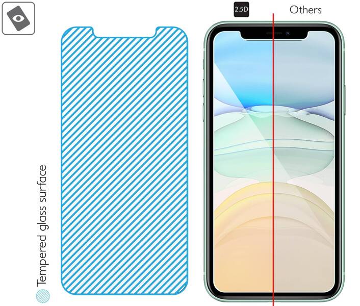 moVear GLASS mSHIELD 2.5D do Apple iPhone 11 Pro Max / Xs MAX (6.5") (kompatybilne z etui)