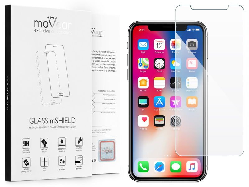 moVear GLASS mSHIELD 2.5D do Apple iPhone 11 Pro / Xs / X (5.8")