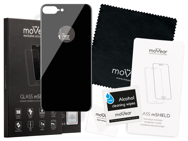 moVear GLASS mSHIELD 3D PRO na Apple iPhone 8 Plus | Szkło Hartowane (na Tył)
