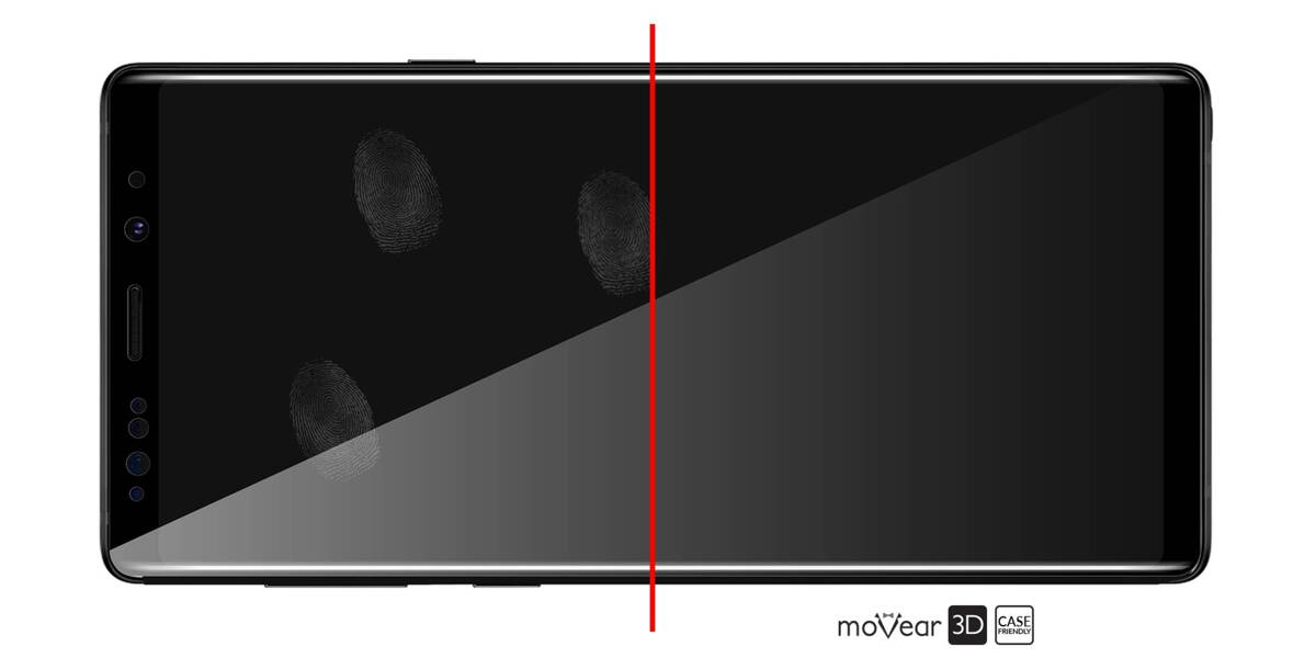 moVear GLASS mSHIELD 3D do Samsung Galaxy Note 9 (6.3") (na cały ekran)