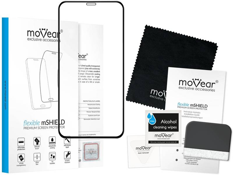 moVear flexible mSHIELD 3D PRO do Apple iPhone 11 / Xr (6.1"). Pancerne szkło hybrydowe.