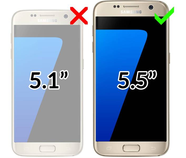 moVear flipSide S skórzane etui do Samsung Galaxy S7 edge (5.5") | Skóra naturalna nappa (Czerwona)
