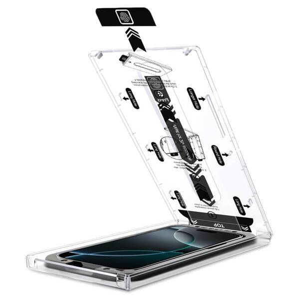 moVear mBOX GLASS mSHIELD 2.5D MAX privacy do Apple iPhone 16 Pro Max (6.9") (Anty spy, z Aplikatorem)