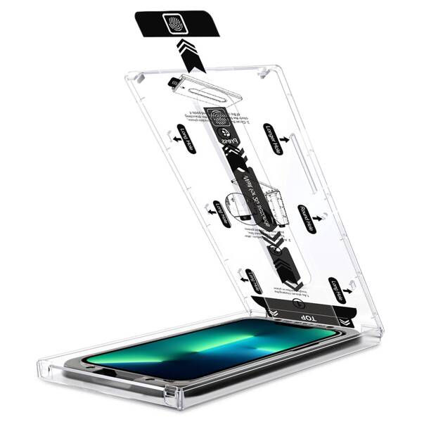 moVear mBOX GLASS mSHIELD 2.5D do Apple iPhone 14 / 13 / 13 Pro (6.1") (łatwy montaż)