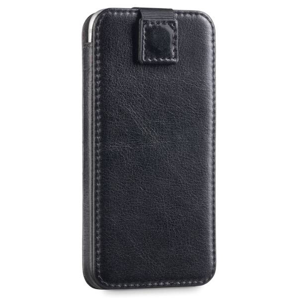 moVear pocketCase C+ skórzana wsuwka do Apple iPhone 11 Pro MAX / Xs MAX / 11 / XR / 8/7/6 Plus | Skóra naturalna vintage (Czarna)