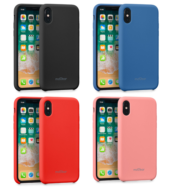 moVear silkyCase Etui + Szkło 3D PRO na Apple iPhone XR