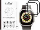 2 szt. | moVear GLASS mSHIELD 2.5D MAX do Apple Watch Ultra (49mm) (1.92") (kompatybilne z etui)